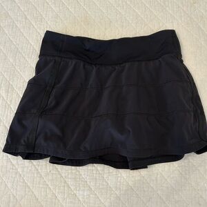 Lululemon black tennis skirt